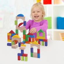 Load image into Gallery viewer, Geometric Wooden Blocks 75-pc (Wonderworld) *RESTOCK*