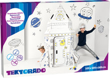 Load image into Gallery viewer, Rocket Cardboard Playhouse by small foot