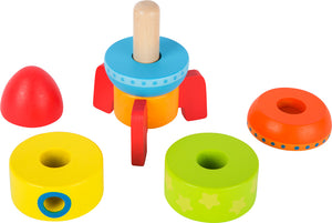 Colourful Stacking Rocket by small foot