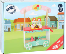 Load image into Gallery viewer, Wooden Ice-cream Cart by small foot