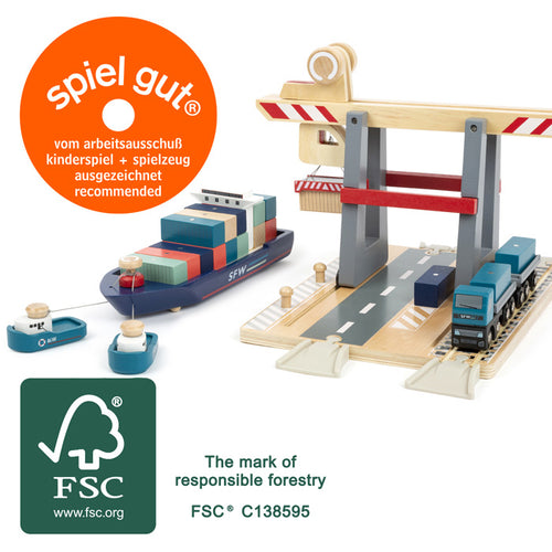 Container Terminal by small foot