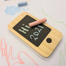 Load image into Gallery viewer, Wooden iPhone Chalkboard