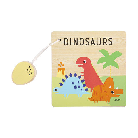 Roaring Dinosaurs Wooden Book