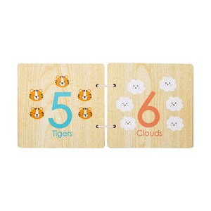 Counting Numbers Wooden Book