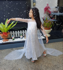 Elsa Snow Queen Crystal Gown (Inspired)