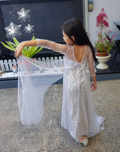 Elsa Snow Queen Crystal Gown (Inspired)