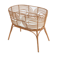 Load image into Gallery viewer, Rattan Doll Bassinet