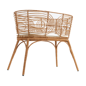 Rattan Doll Bassinet