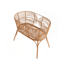 Load image into Gallery viewer, Rattan Doll Bassinet