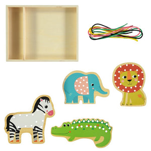 Wooden Lacing Kit (Safari)