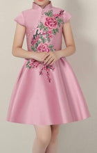 Load image into Gallery viewer, CNY Girls Cheongsam - Pink Peonies
