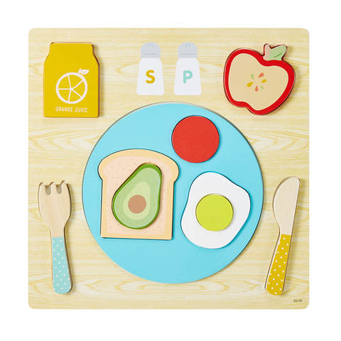 Wooden Breakfast Puzzle